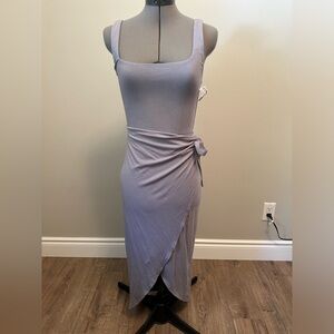 Wilfred aritzia Saturn midi dress - medium - purple
